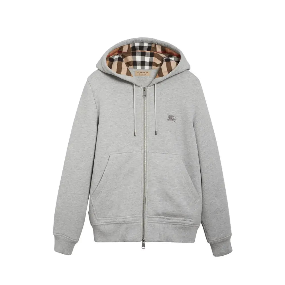 Sweat-shirt en coton Zippé coloris gris NEUTRAL.co