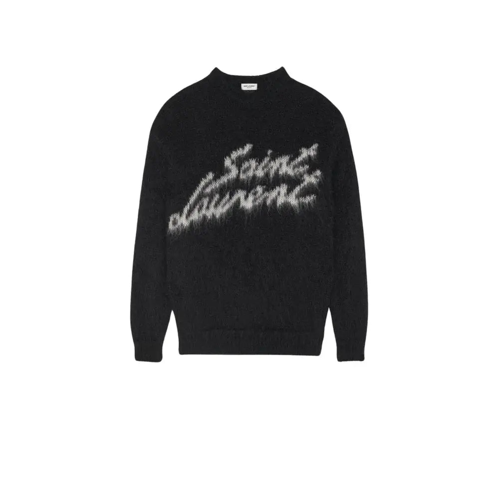 Pull YSL Mohair Sweater Noir NEUTRAL.co